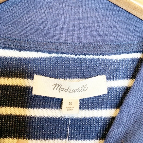 Madewell Quilted Studio Mockneck Sweatshirt M NEW - Picture 10 of 11